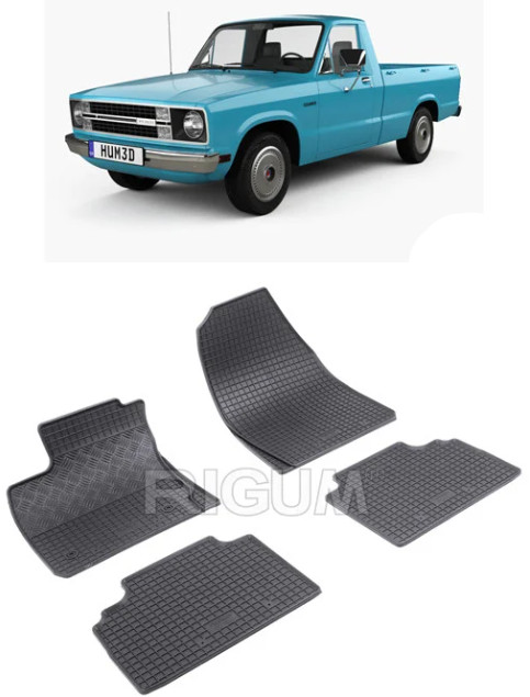 Set 4 covorase Ford Tourneo Courier 5M 2014-prezent, din cauciuc 100%, compatibile cu autoturismul FORD Tourneo