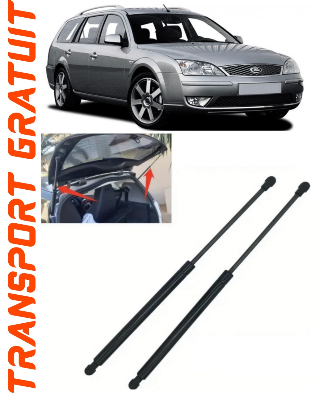 Set 2 amortizoare Haion portbagaj pentru masina Ford Mondeo III