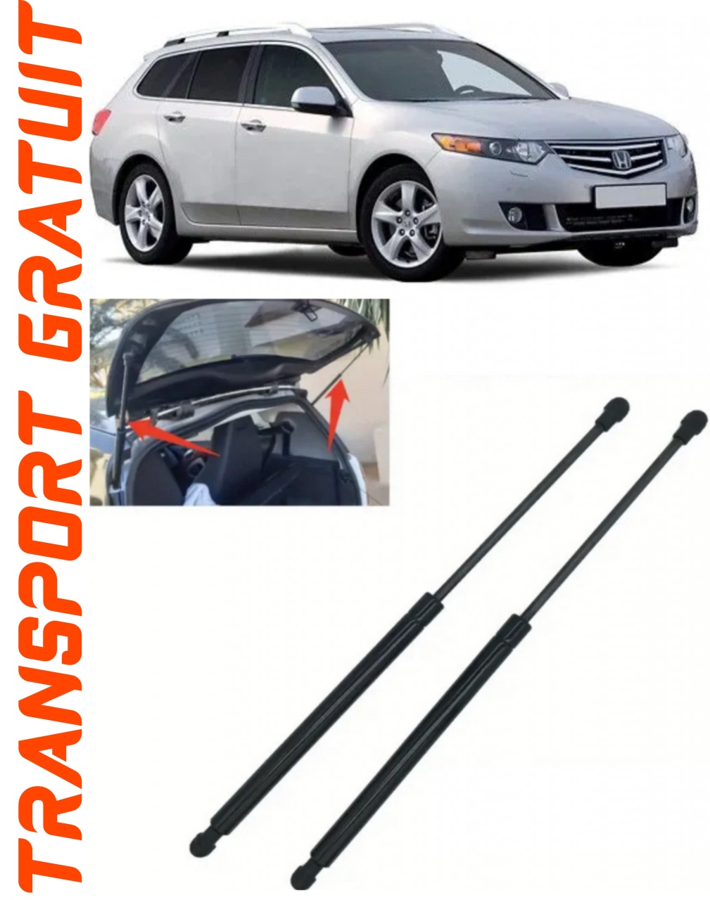 Set 2 amortizoare Haion portbagaj pentru masina Honda Accord VII