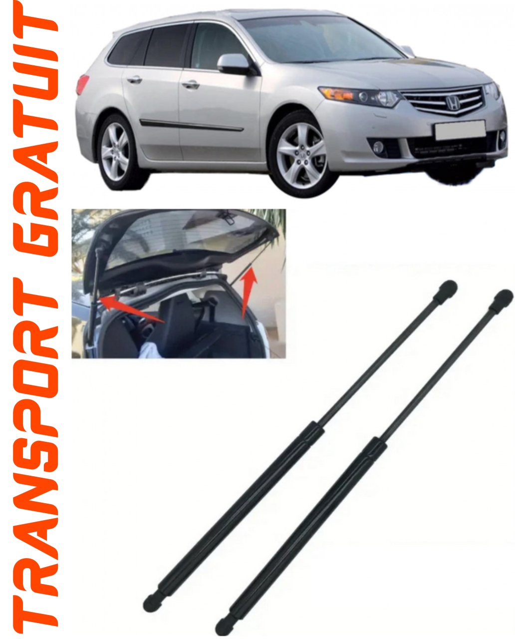 Set 2 amortizoare Haion portbagaj pentru masina Honda Accord VIII