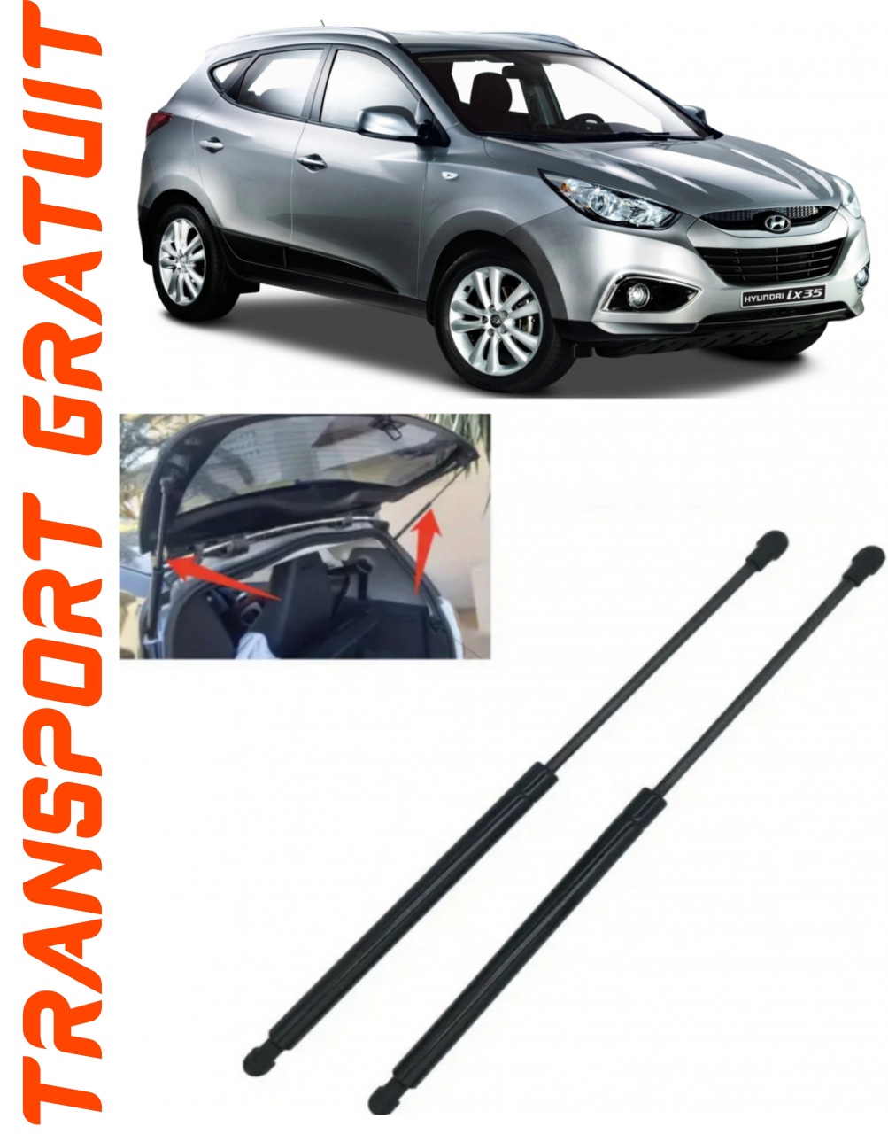 Set 2 amortizoare Haion portbagaj pentru masina Hyundai Ix35