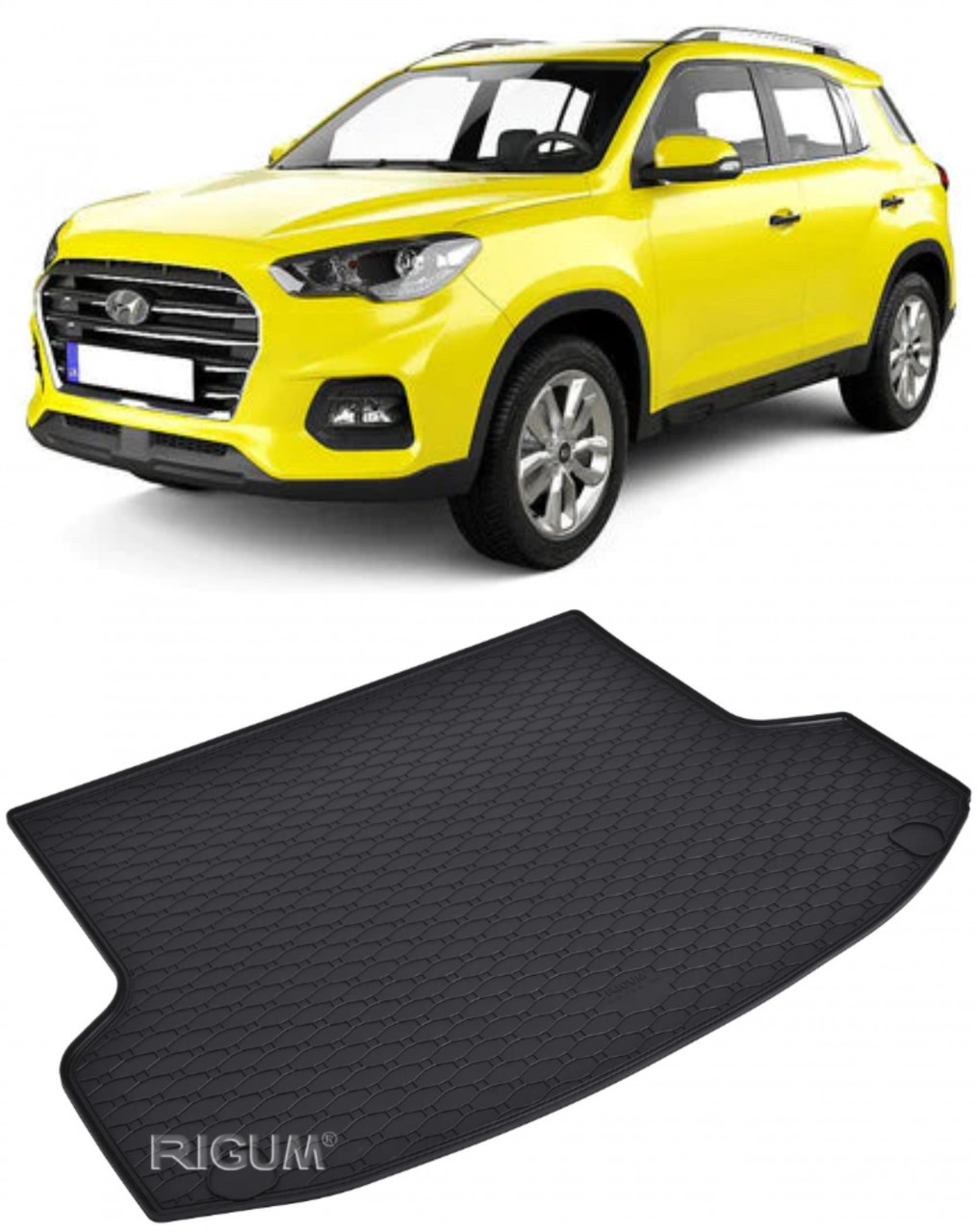 Tavita auto HYUNDAI ix35 2010-2015, protectie portbagaj, Cri-Flo, din cauciuc 100%, compatibil cu autoturismul HYUNDAI ix35