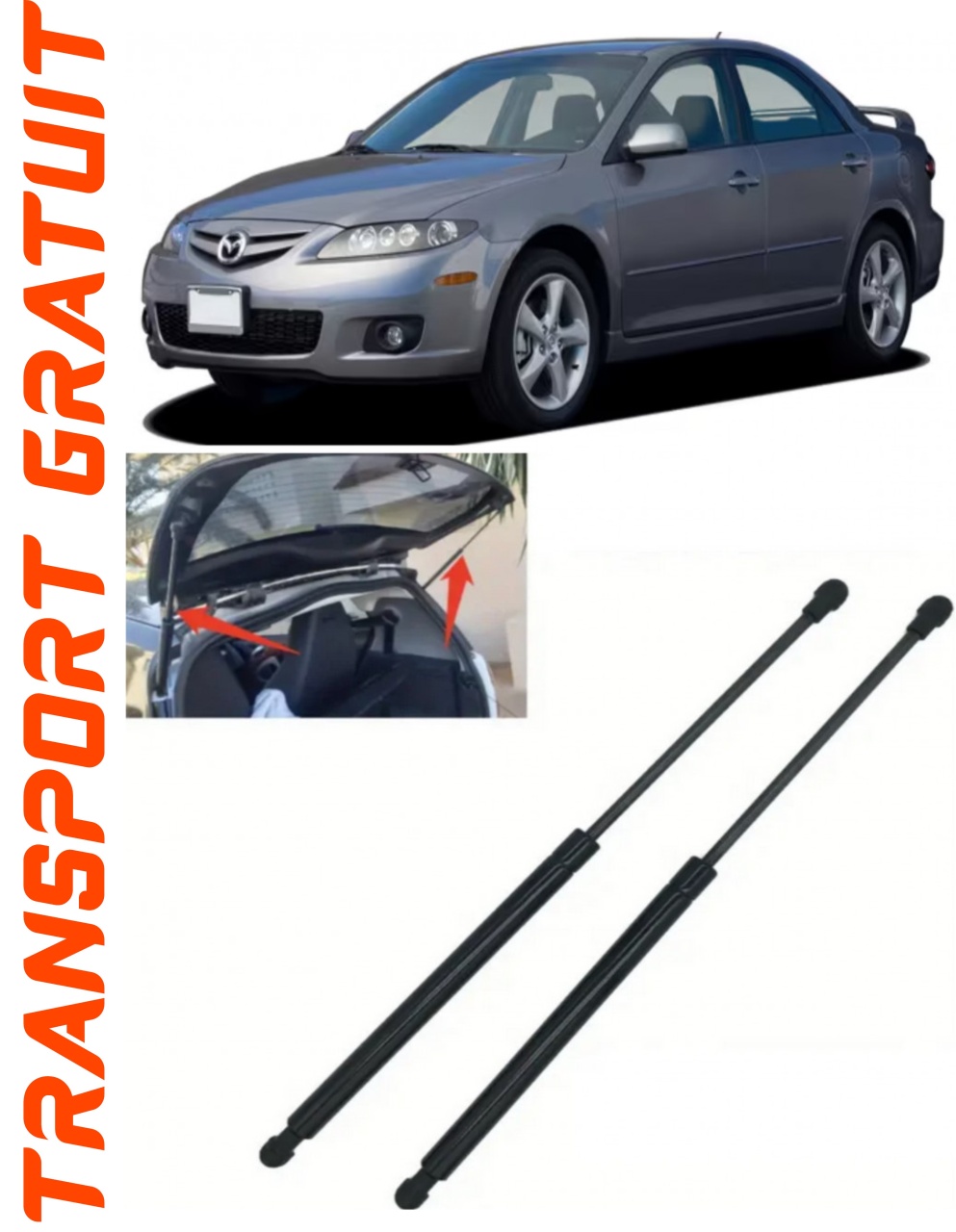 Set 2 amortizoare Haion portbagaj pentru masina Mazda 6