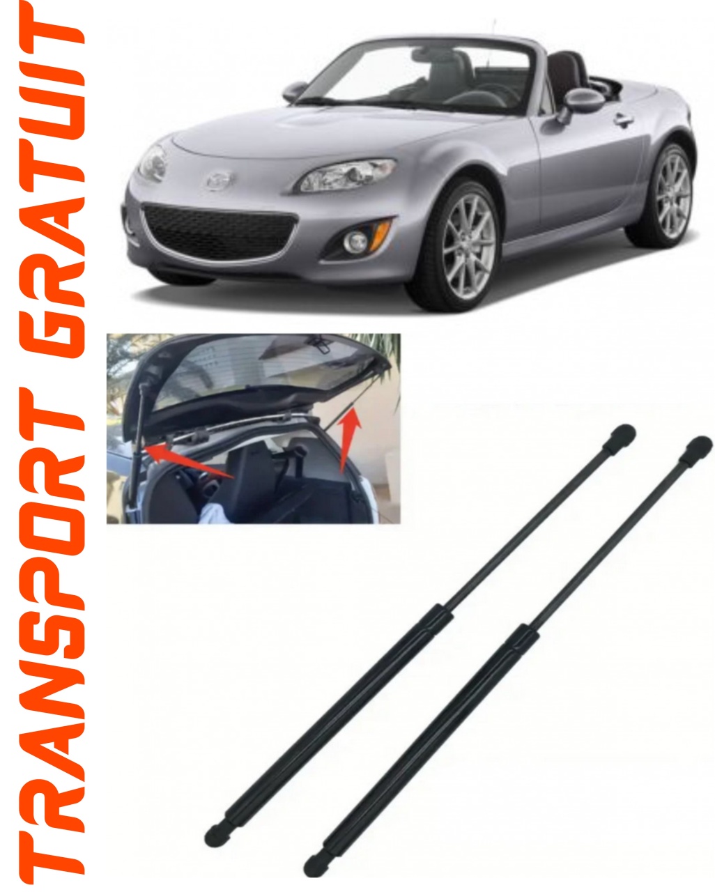 Set 2 amortizoare Haion portbagaj pentru masina Mazda Mx-5