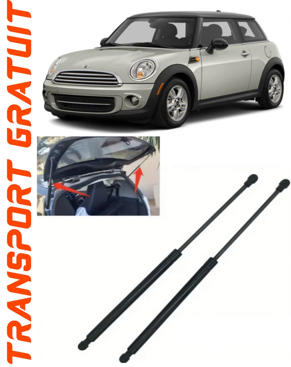 Set 2 amortizoare Haion portbagaj pentru masina MINI Mini