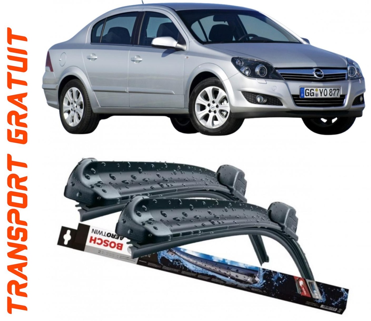 Stergatoare auto dedicat cu masina Opel Astra