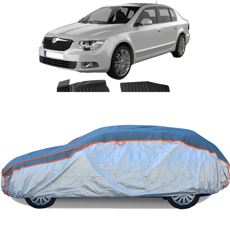 Prelata Antigrindina pentru auto Skoda Superb II (3T) (2008-2015) - husa protectie antigrindina si intemperii meteo severe - anti-grindina vijelii furtuni pentru auto