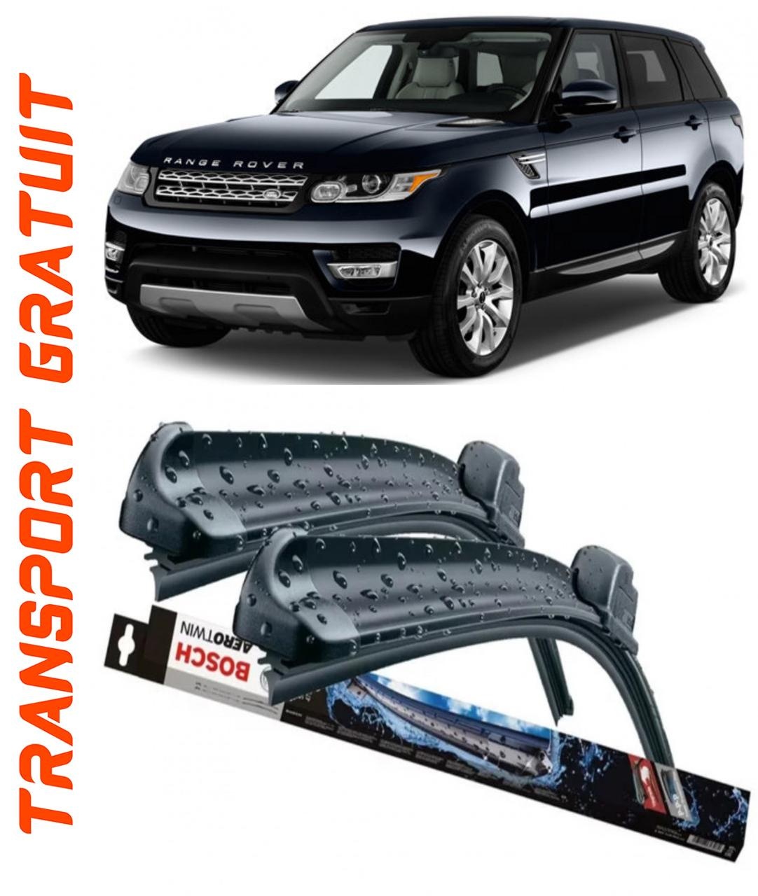 Stergatoare auto dedicat cu masina Range Rover