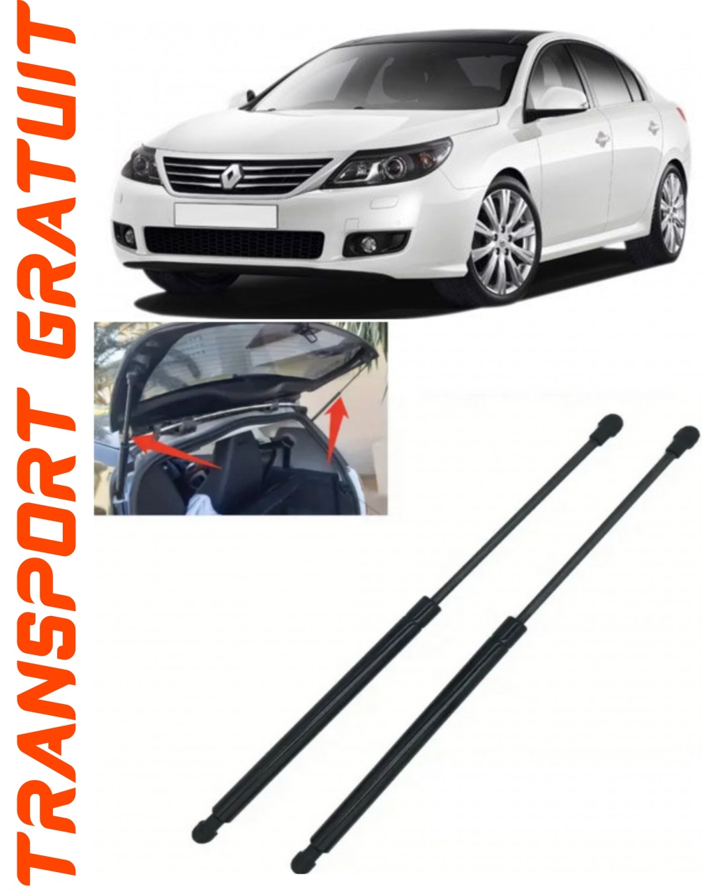 Set 2 amortizoare Haion portbagaj pentru masina Renault Latitude