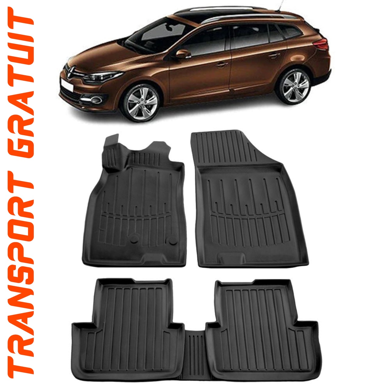 Set covorase auto pentru masina ta Renault Megane III