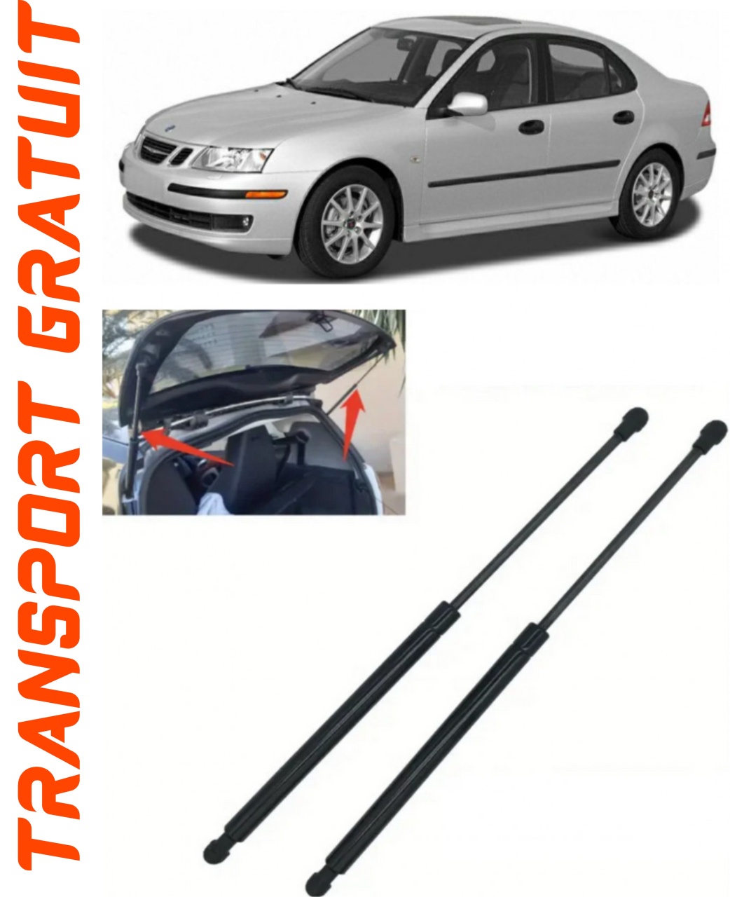 Set 2 amortizoare Haion portbagaj pentru masina SaaB 9-5