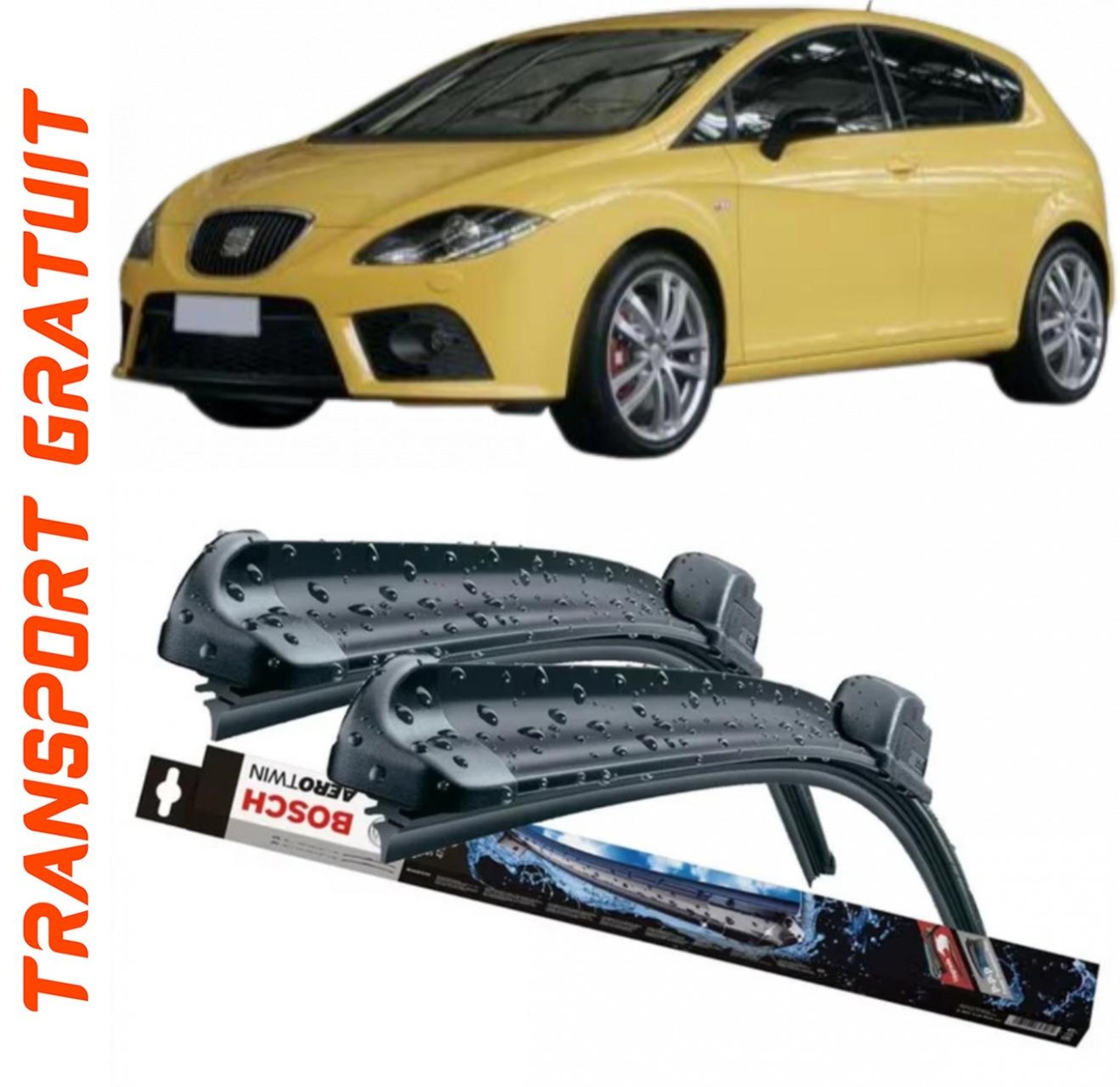 Stergatoare auto dedicat cu masina Seat Leon