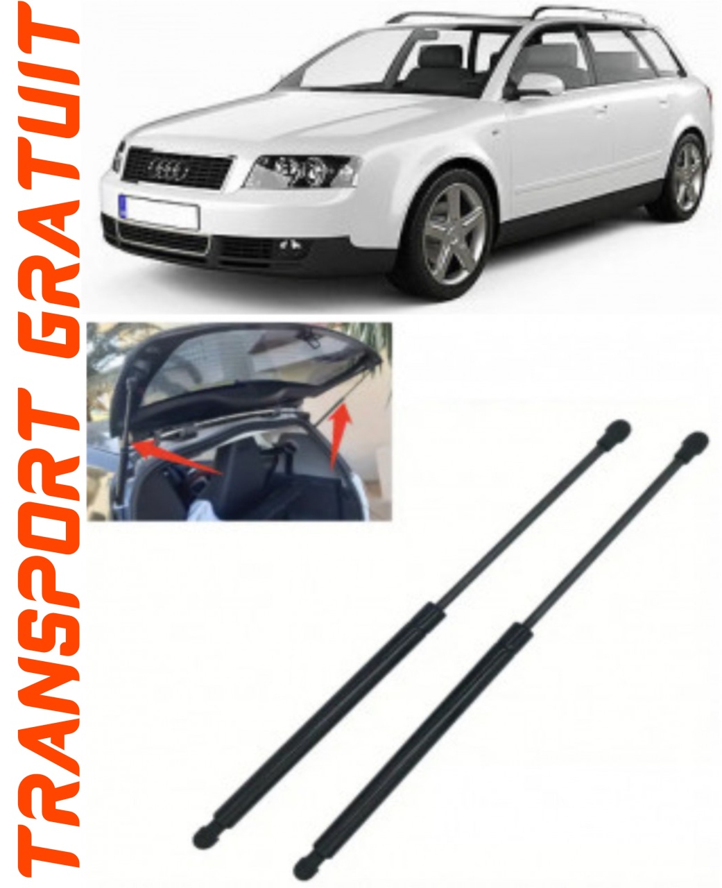 Set 2 amortizoare Haion portbagaj pentru masina AUDI A4