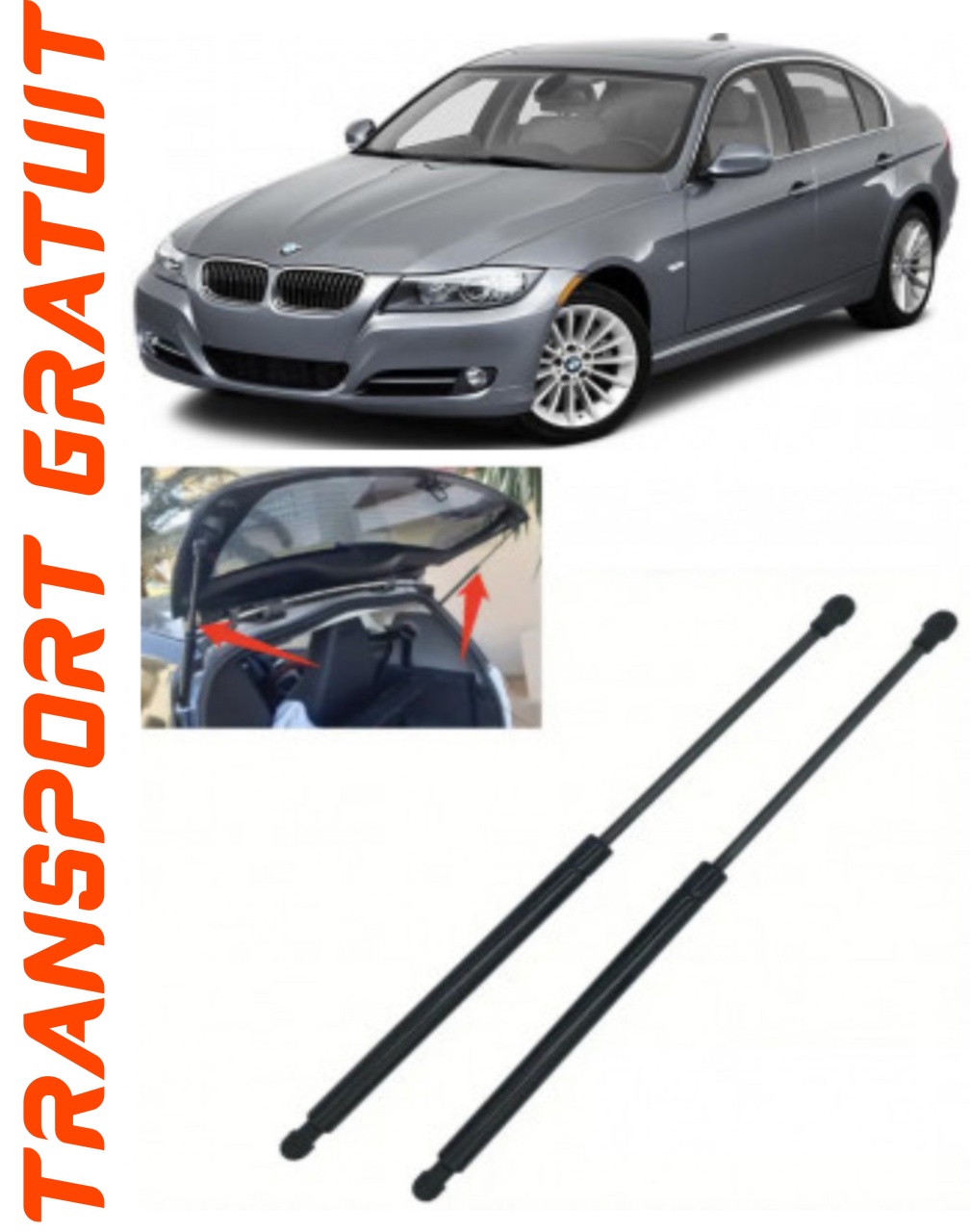 Set 2 amortizoare Haion portbagaj pentru masina BMW Seria 3