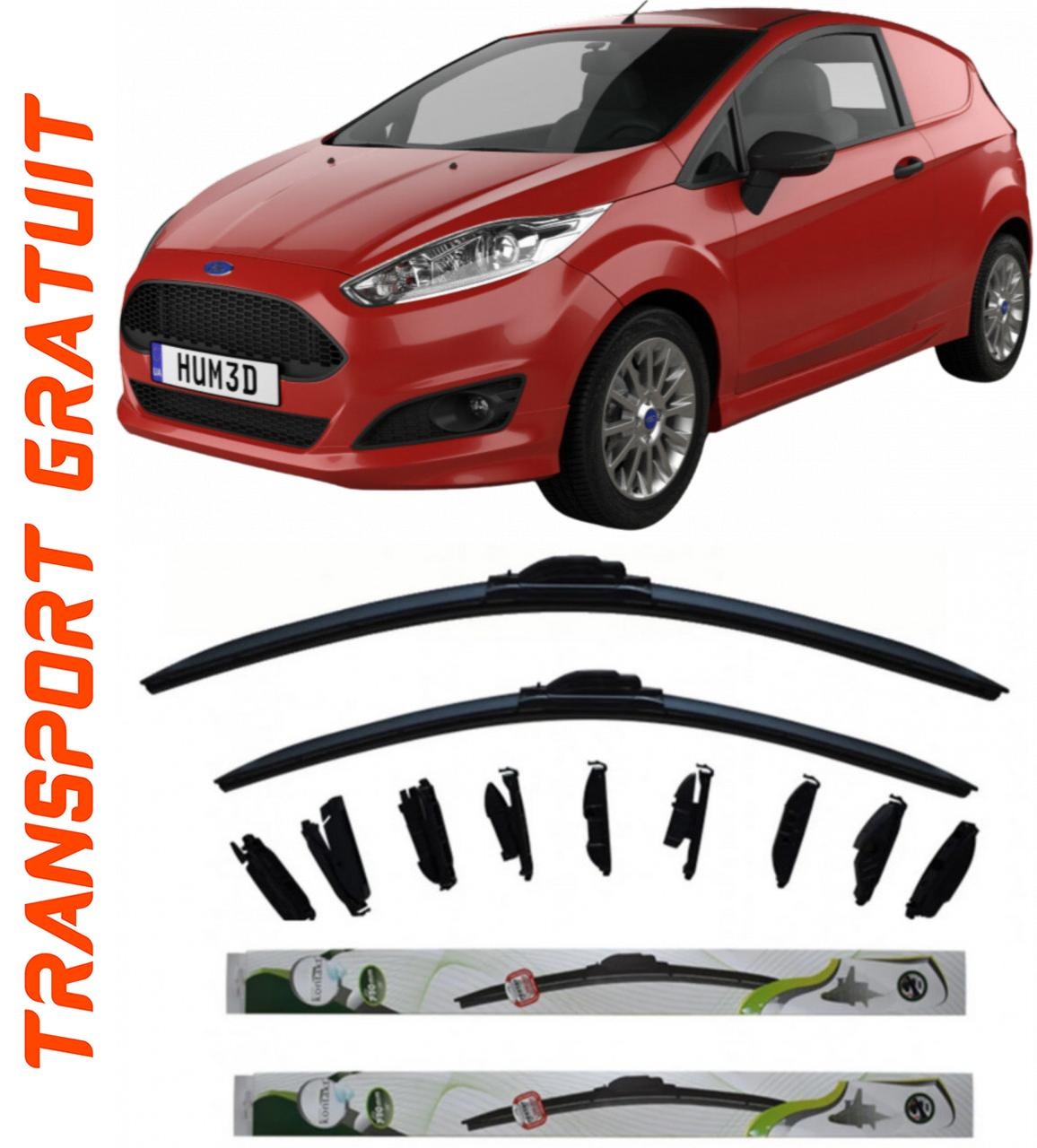 Stergatoare auto dedicat cu masina Ford Fiesta
