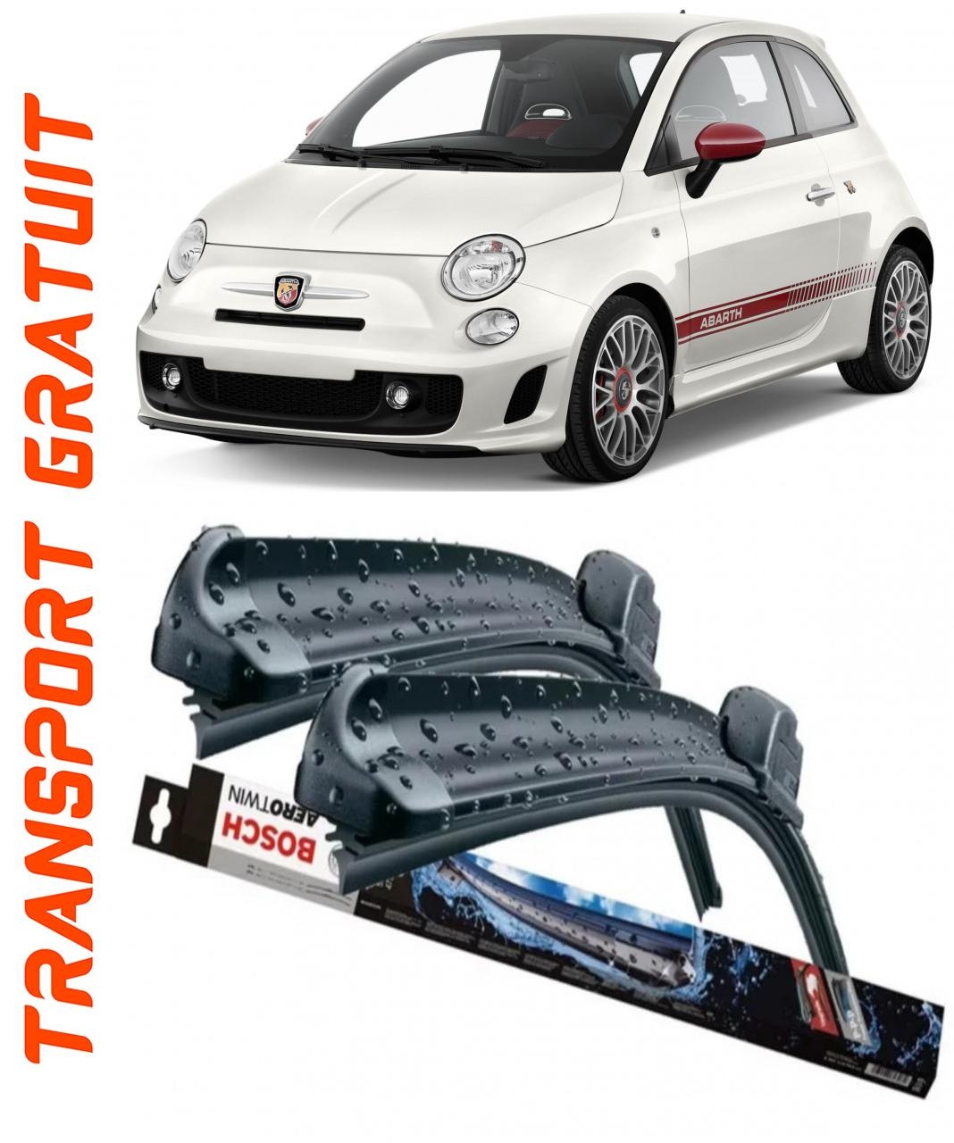 Stergatoare auto dedicat cu masina Abarth 500