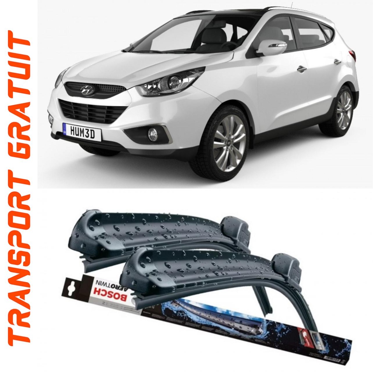 Stergatoare auto dedicat cu masina Hyundai Ix35
