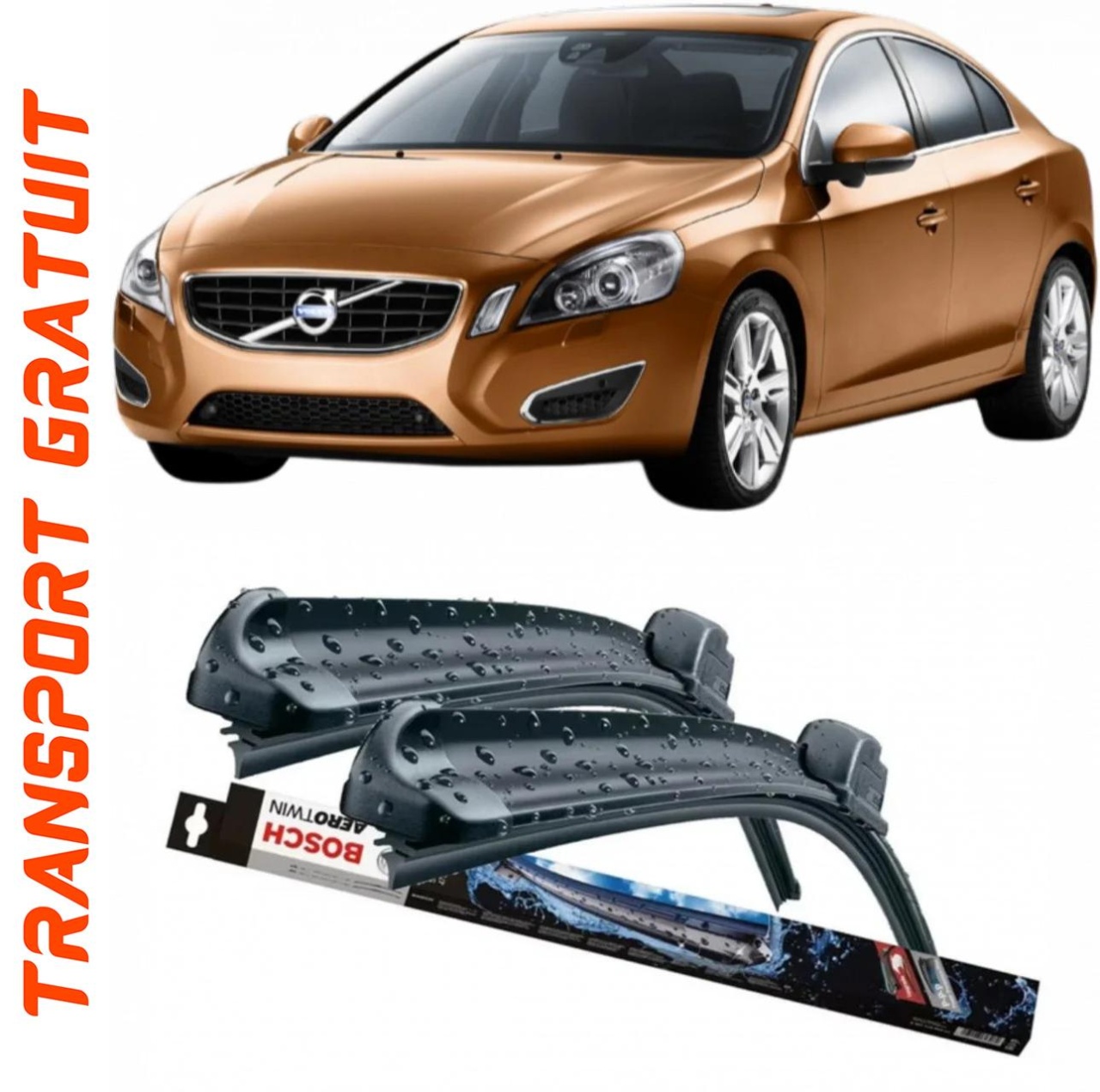 Stergatoare auto dedicat cu masina Volvo S60