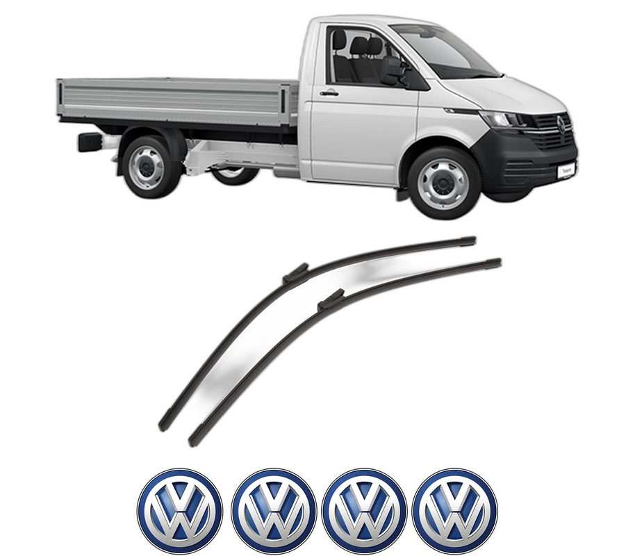 Set stergatoare auto Volkswagen CRAFTER Platform/Chassis (SZ_) din 2016-2024, pentru parbriz auto, 2 bucati, Bosch Aerotwin, din cauciuc siliconat rezistent, 4 Stickere Auto Volkswagen