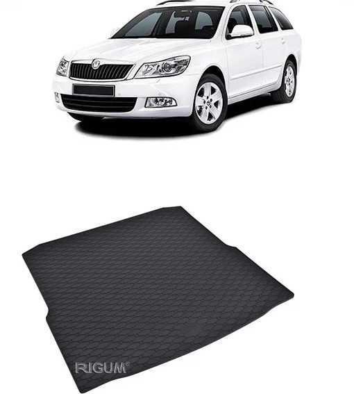 Tavita auto SKODA Superb II Combi 2009-2015, protectie portbagaj, Cri-Flo, din cauciuc 100%, compatibil cu autoturismul SKODA Superb II