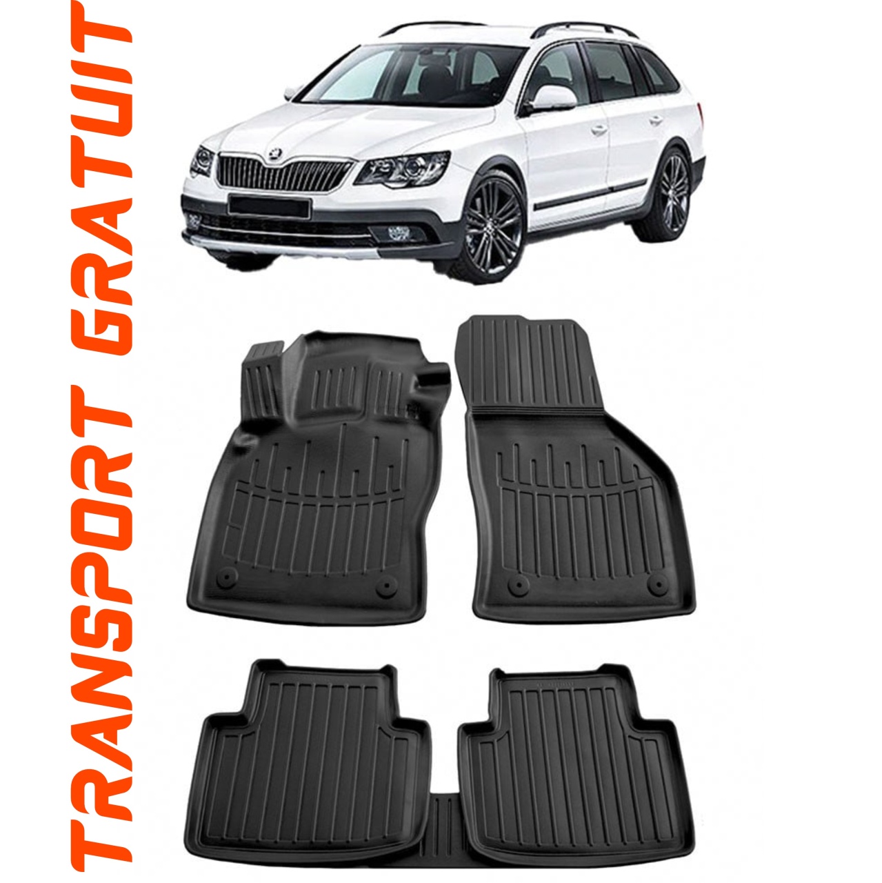 Set covorase auto pentru masina ta SKODA Superb