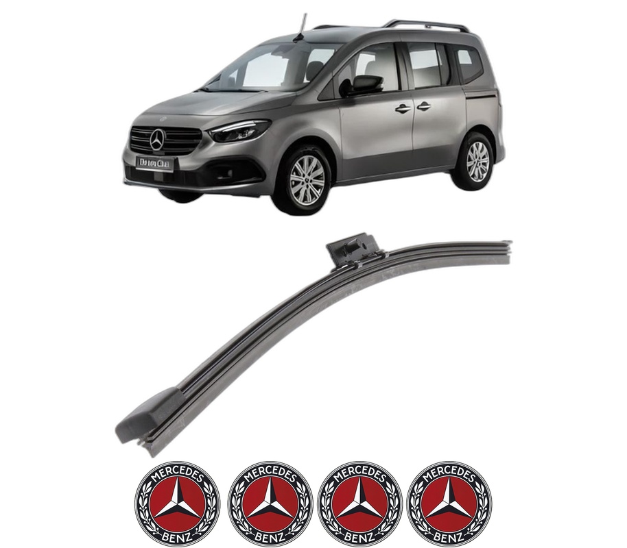 Stergator lamela spate MERCEDES-BENZ CITAN Box Body/MPV (W420) din 2021, pentru luneta auto, Bosch Aerotwin, din cauciuc siliconat rezistent, 4 Stickere Auto MERCEDES-BENZ