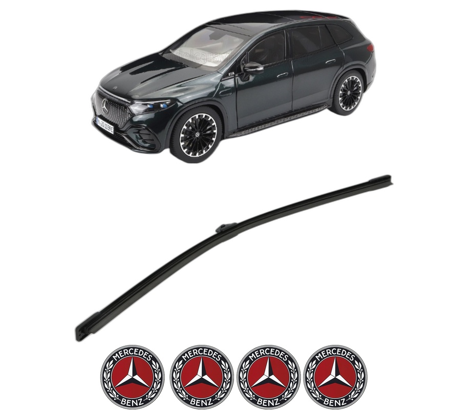 Stergator lamela spate MERCEDES-BENZ EQS SUV (X296) din 2022, pentru luneta auto, Bosch Aerotwin, din cauciuc siliconat rezistent, 4 Stickere Auto MERCEDES-BENZ