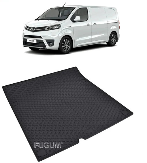 Tavita auto TOYOTA Proace City 5 locuri 2020-prezent, protectie portbagaj, Cri-Flo, din cauciuc 100%, compatibil cu autoturismul TOYOTA Proace City