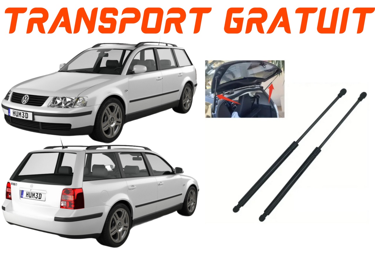 Set 2 amortizoare Haion portbagaj pentru masina VOLKSWAGEN Passat B5