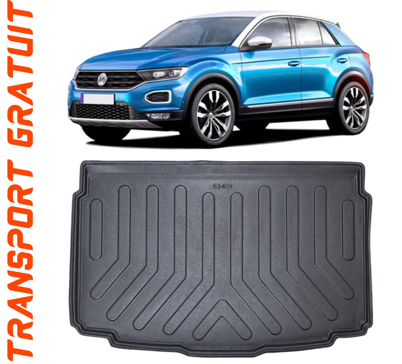 Tavita portbagaj auto dedicata pentru haionul masinii tale VOLKSWAGEN T-Roc