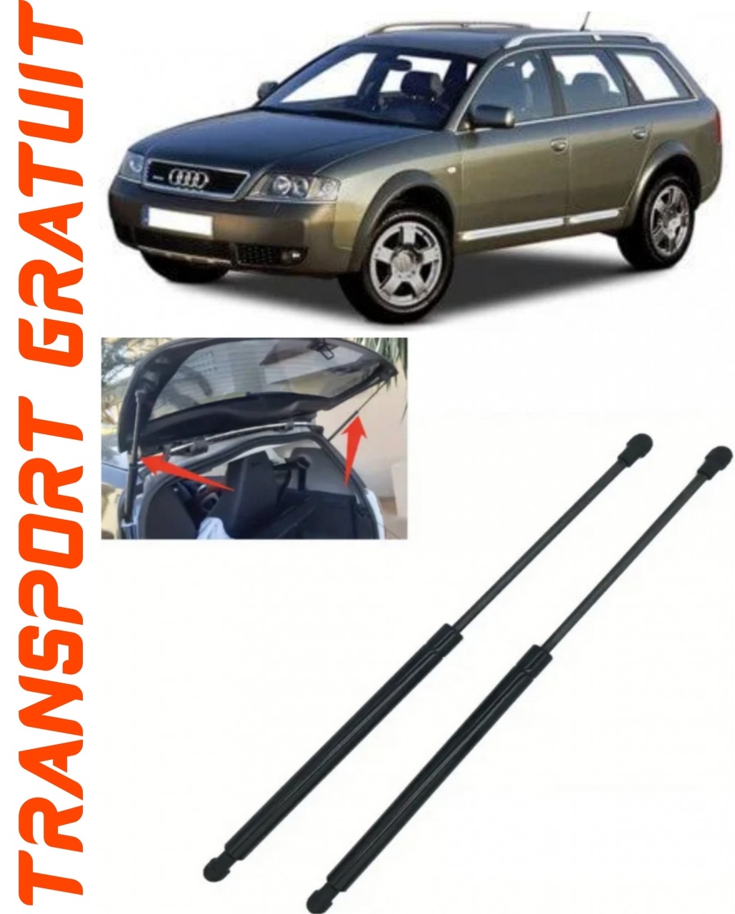 Set 2 amortizoare Haion portbagaj pentru masina AUDI A6 C5