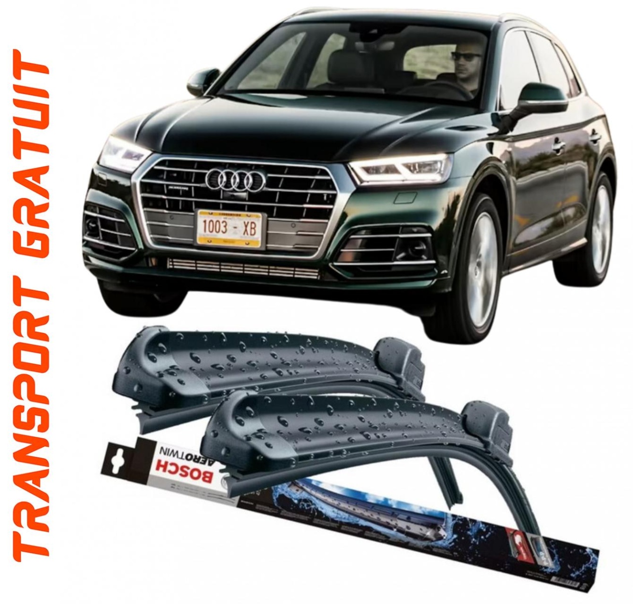 Stergatoare auto dedicat cu masina AUDI Q5