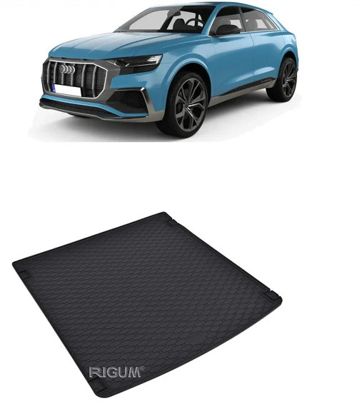 Tavita auto AUDI Q8 2018-prezent, protectie portbagaj, Cri-Flo, din cauciuc 100%, compatibil cu autoturismul AUDI Q8