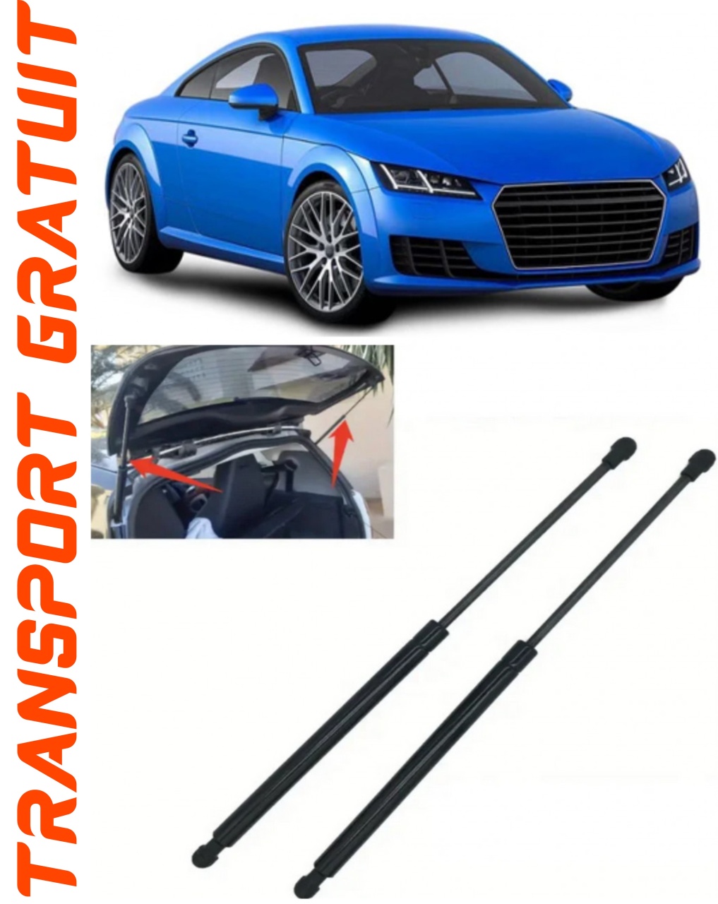 Set 2 amortizoare Haion portbagaj pentru masina AUDI TT