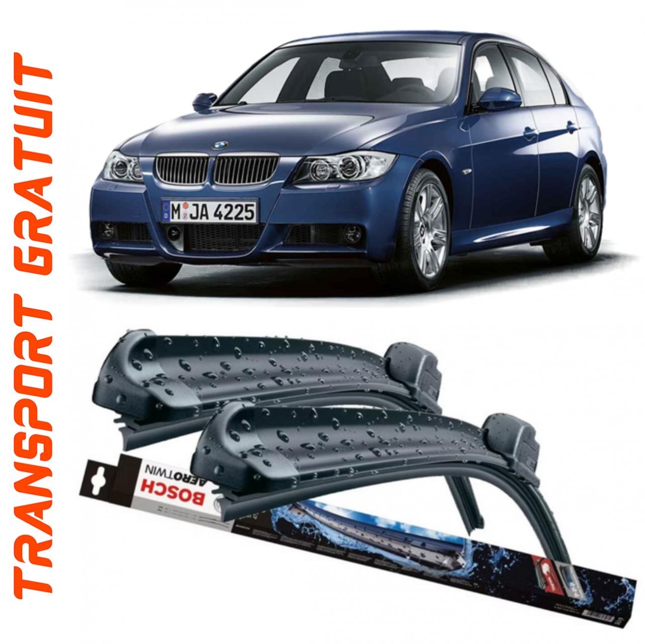 Stergatoare auto dedicat cu masina BMW 3