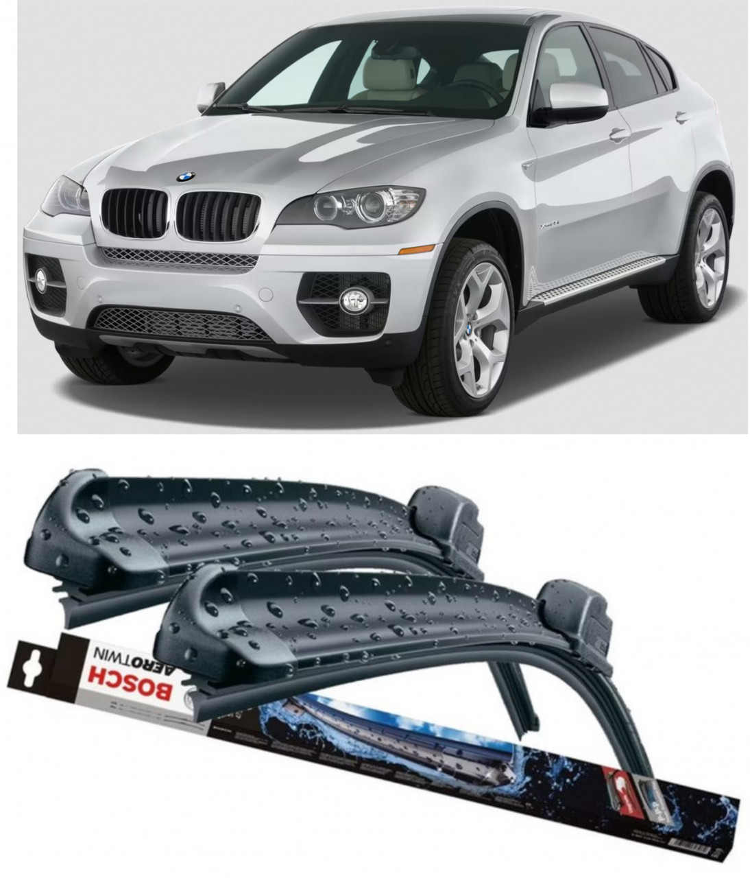 Stergatoare auto dedicat cu masina BMW X6