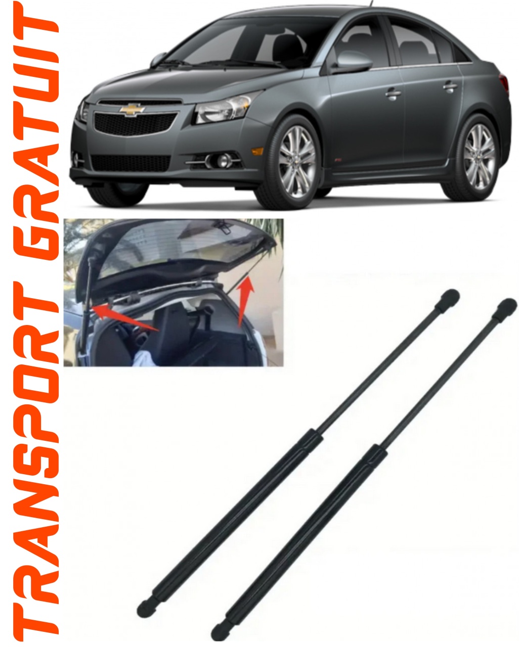 Set 2 amortizoare Haion portbagaj pentru masina Chevrolet Cruze