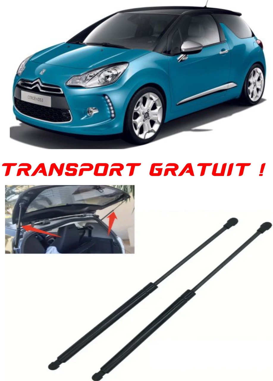 Set 2 amortizoare Haion portbagaj pentru masina Citroen DS3 (SA_)