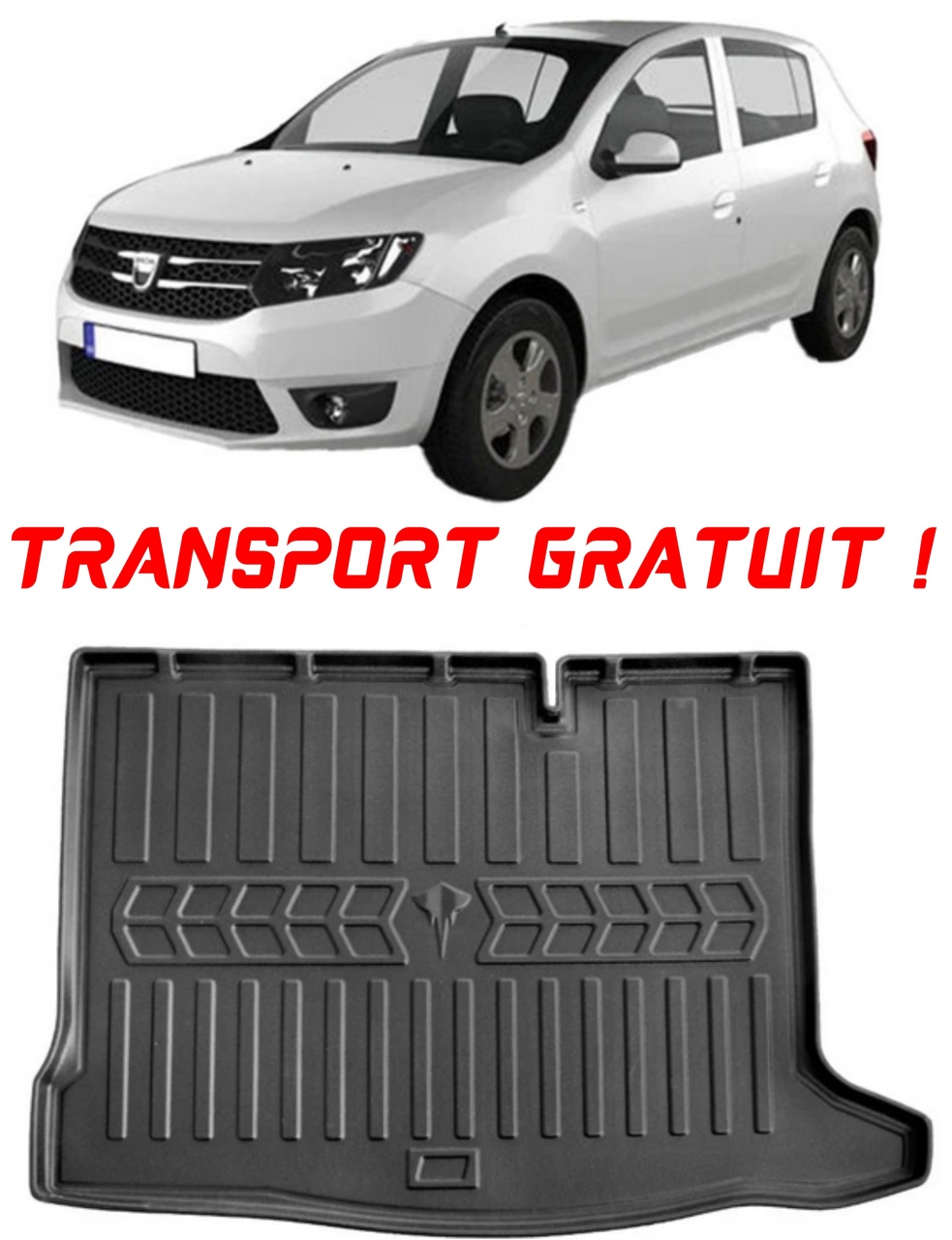 Tavita portbagaj auto dedicata pentru haionul masinii tale Dacia Sandero