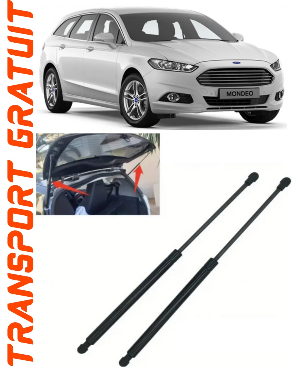 Set 2 amortizoare Haion portbagaj pentru masina Ford Mondeo IV