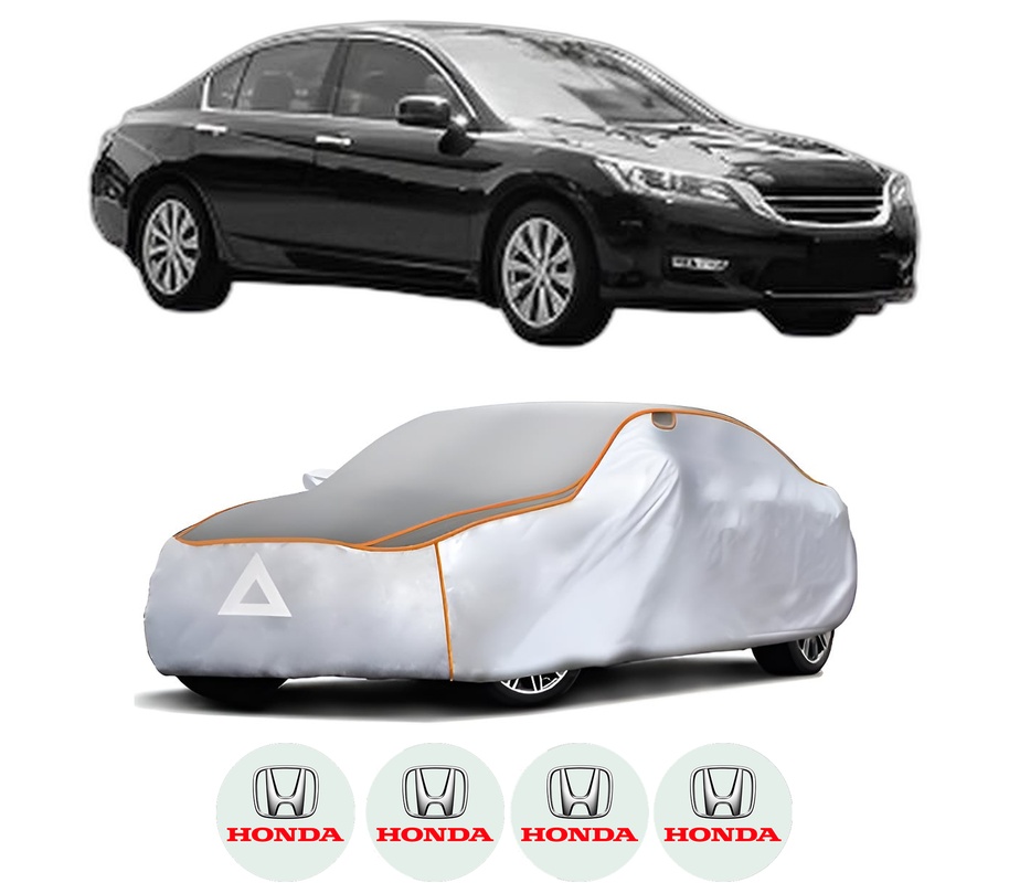 Husa Prelata Antigrindina Auto HONDA ACCORD IX Coupe din 2012, Protectie auto contra intemperiilor la grindina, Waterproof, 4x Stickere auto HONDA