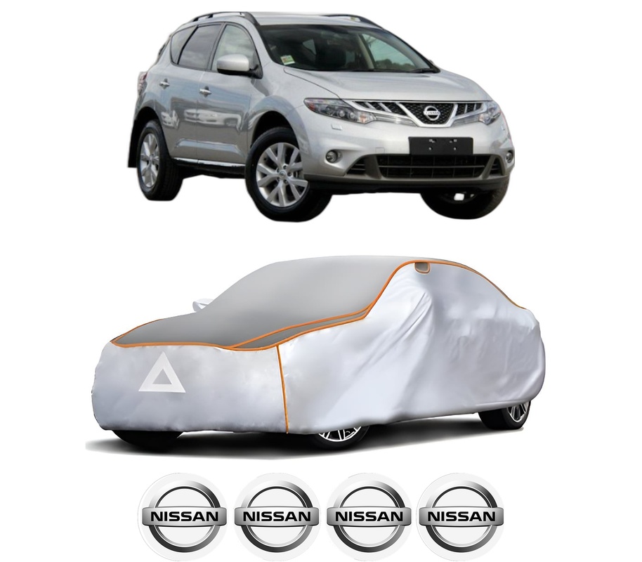 Husa Prelata Antigrindina Auto NISSAN MURANO II VAN (Z51) din 2013-2014, Protectie auto contra intemperiilor la grindina, Waterproof, 4x Stickere auto NISSAN