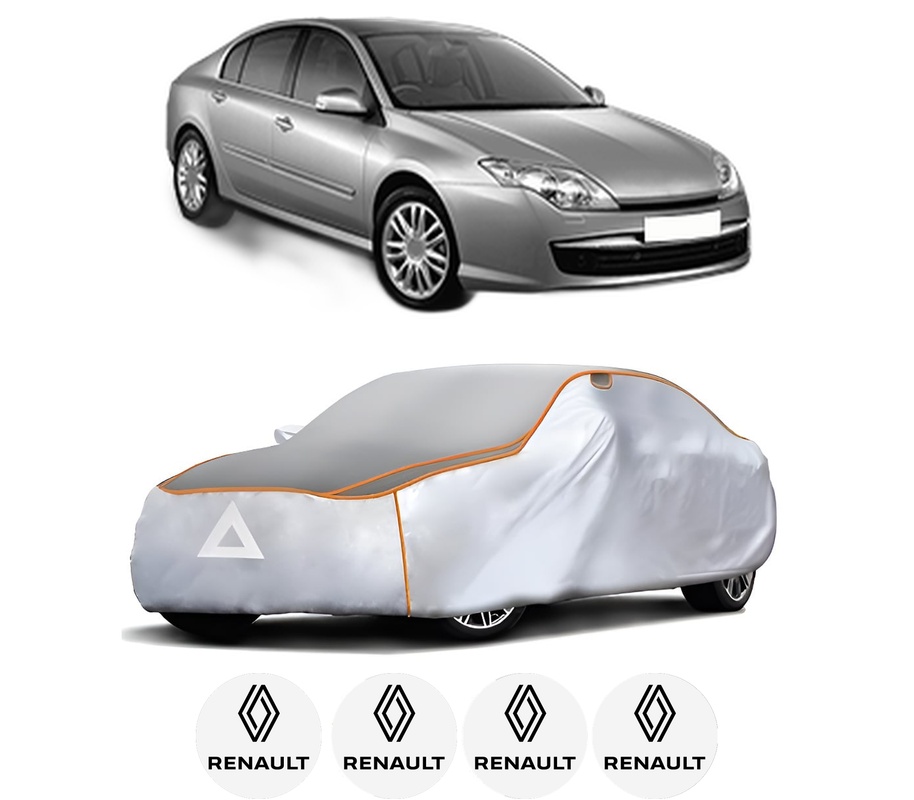 Husa Prelata Antigrindina Auto RENAULT LAGUNA III (BT0/1) din 2007-2015, Protectie auto contra intemperiilor la grindina, Waterproof, 4x Stickere auto RENAULT