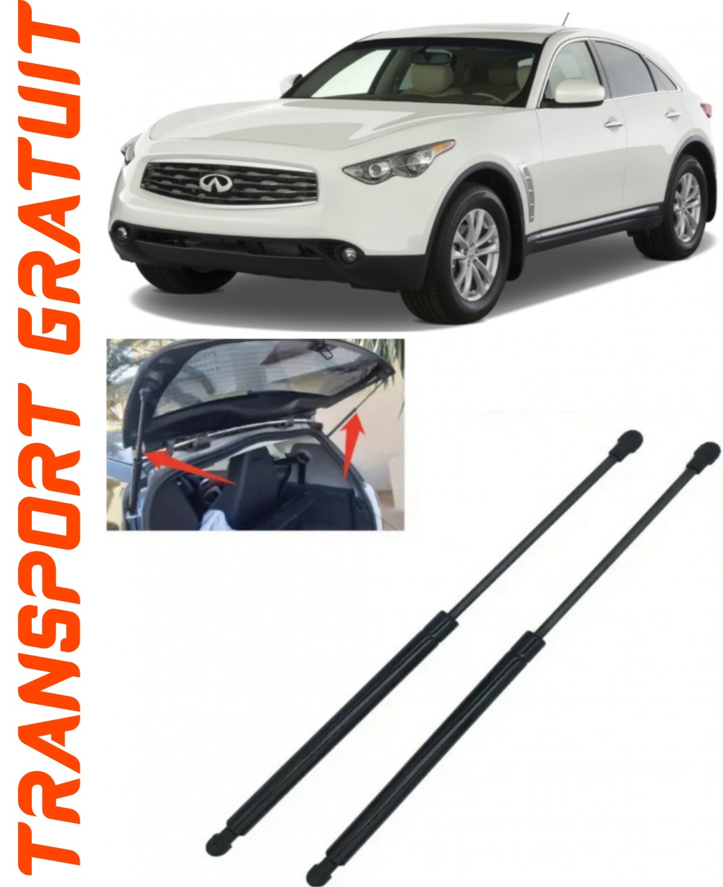 Set 2 amortizoare Haion portbagaj pentru masina Infiniti FX
