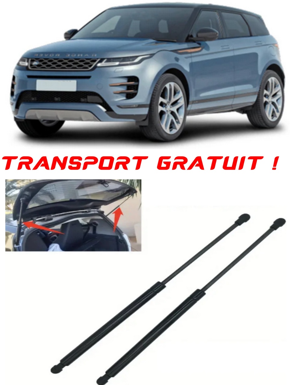 Set 2 amortizoare Haion portbagaj pentru masina Land Rover RANGE ROVER EVOQUE (L551)