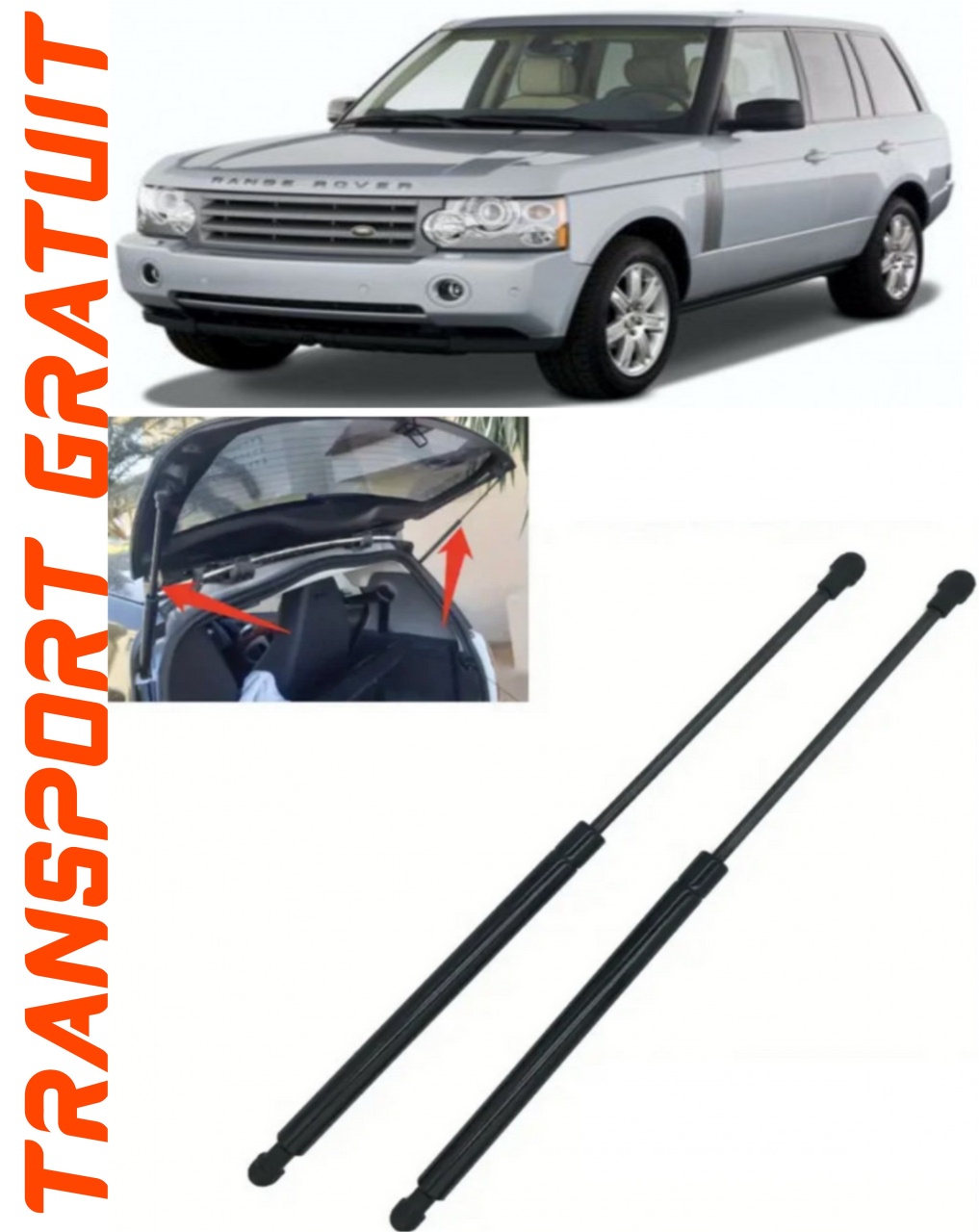 Set 2 amortizoare Haion portbagaj pentru masina Land Rover Range