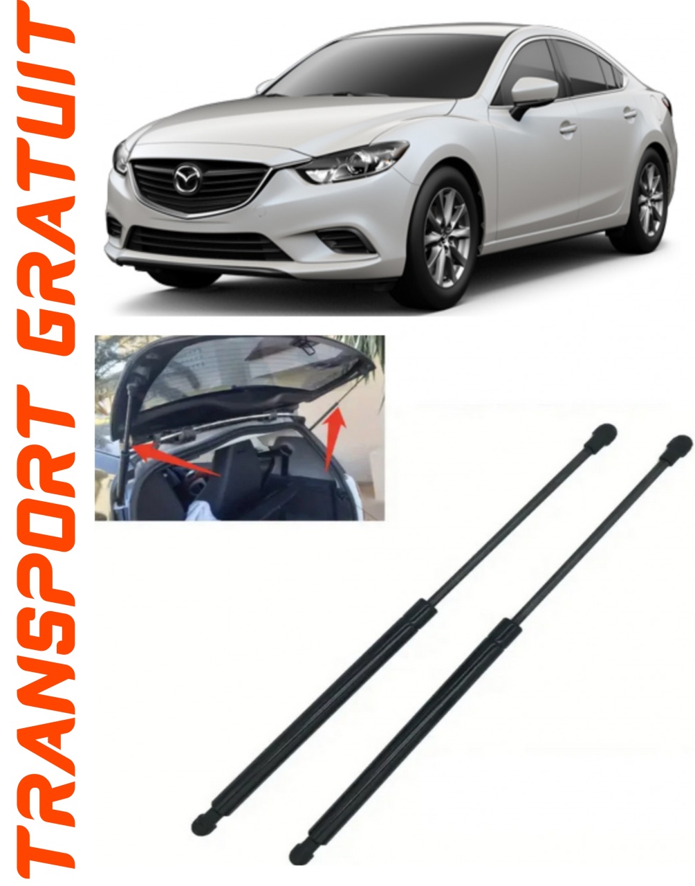 Set 2 amortizoare Haion portbagaj pentru masina Mazda 3