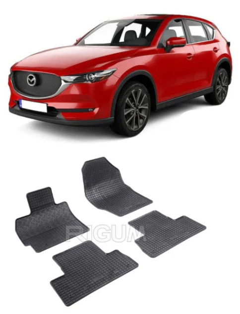 Set 4 covorase Mazda Cx-7 Diesel 2009-2012, din cauciuc 100%, compatibile cu autoturismul MAZDA CX-7