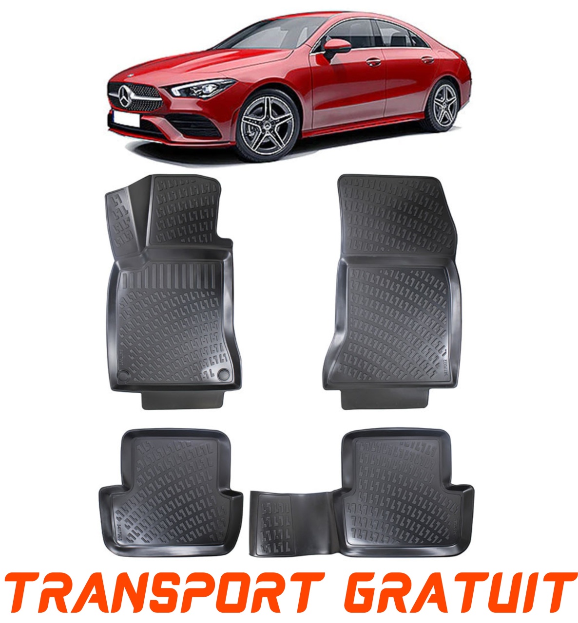 Set covorase auto pentru masina ta Mercedes Cla