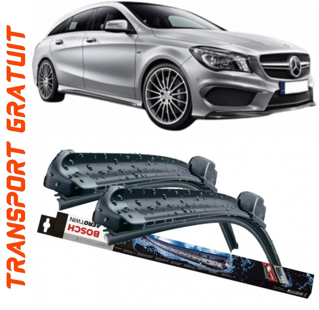 Stergatoare auto dedicat cu masina Mercedes Cla